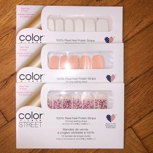 Color street nail strips bundle set